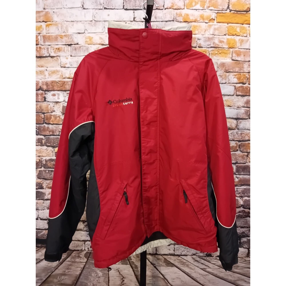 COLUMBIA Cross Terra Core Red/Black Jacket  Men's Medium